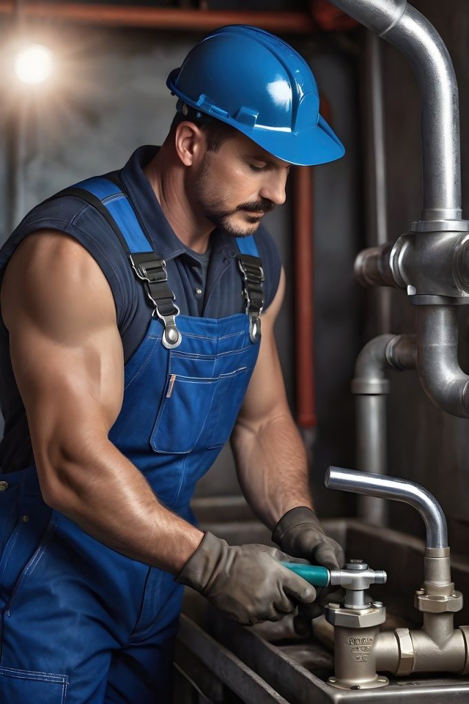 ai generated, plumber, plumbing